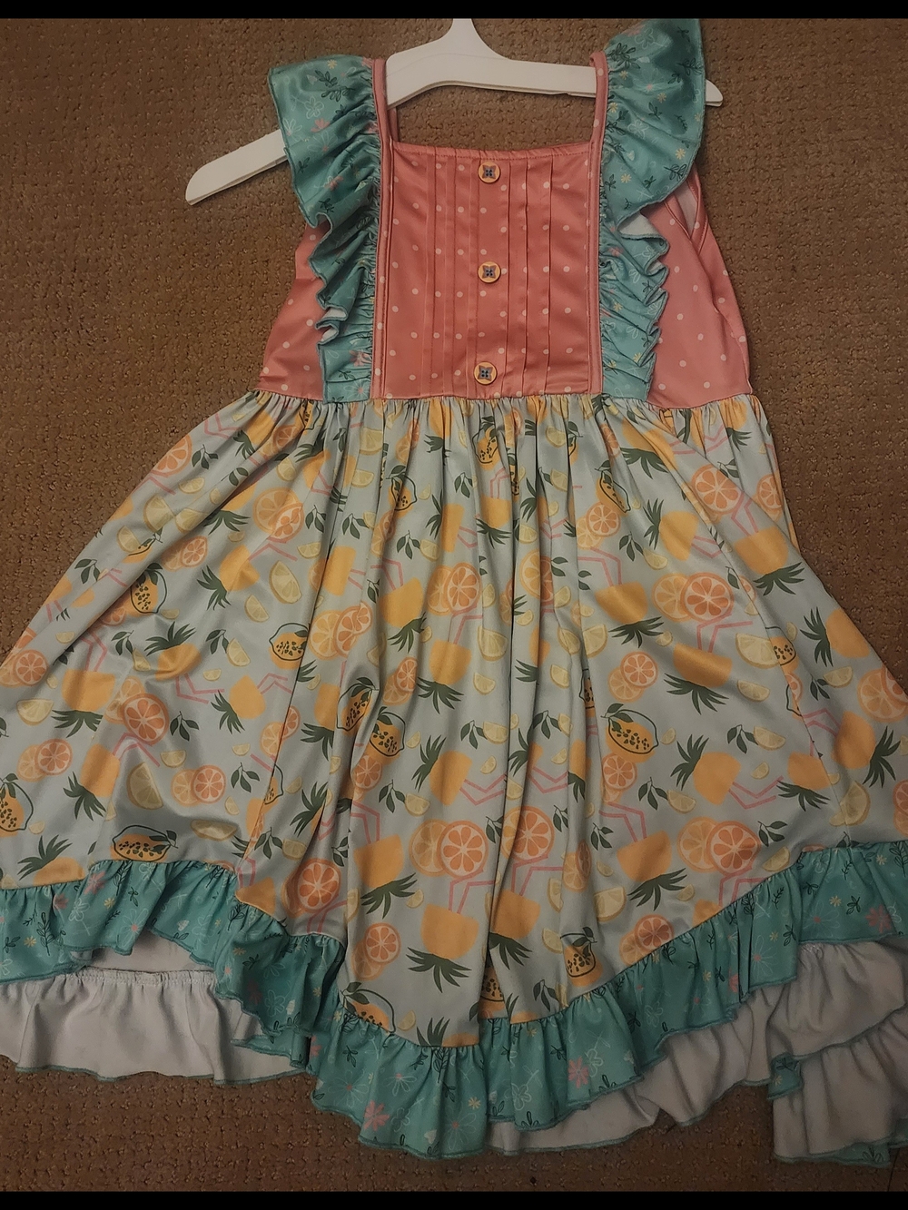 Marie Nicole Boutique Dress Size 8 Lemons.